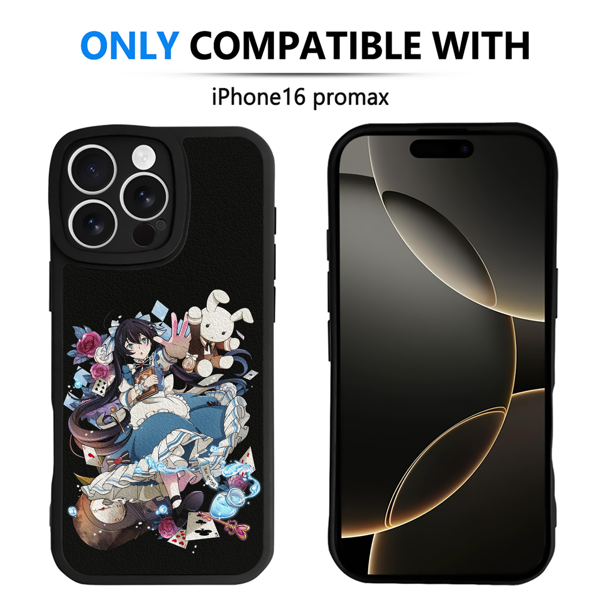 （画像用） 文豪ストレイドッグス Bungo Stray Dogs 【iPhone 16シリーズ対応】シリコンスマホケース（レザー調） 材質：シリコン